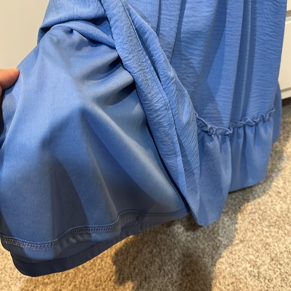 Altar'd State Blue Ruffle Dress - Picture 4 of 4